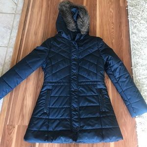Target Merona jacket with faux fur hood